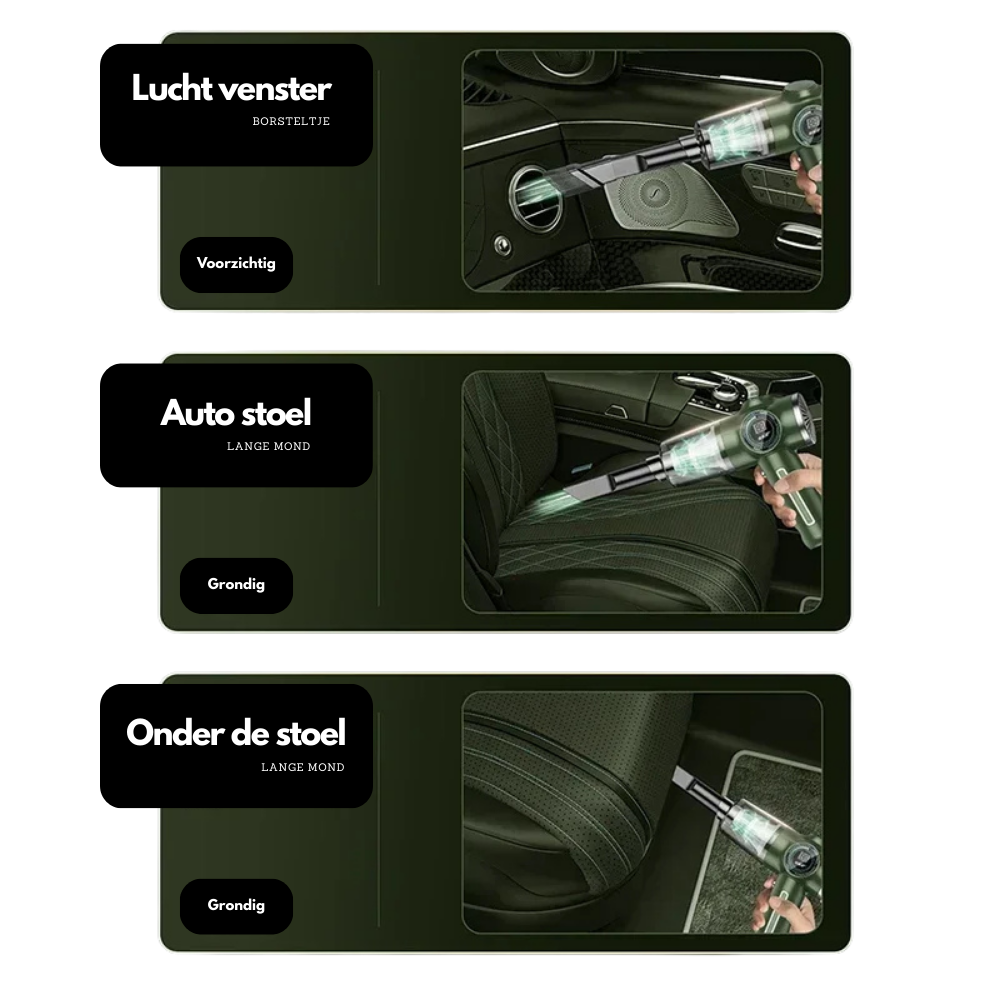 Draadloze Autostofzuiger (Basic)